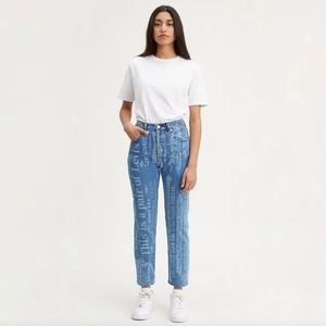 Levi’s 501 Cropped Women’s Jean All Over Print